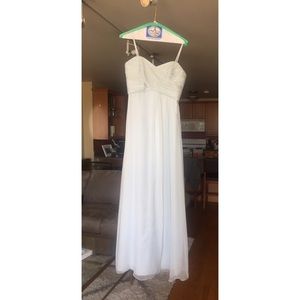 Amsale Bridesmaid dress size 4 Ice Flat Chiffon